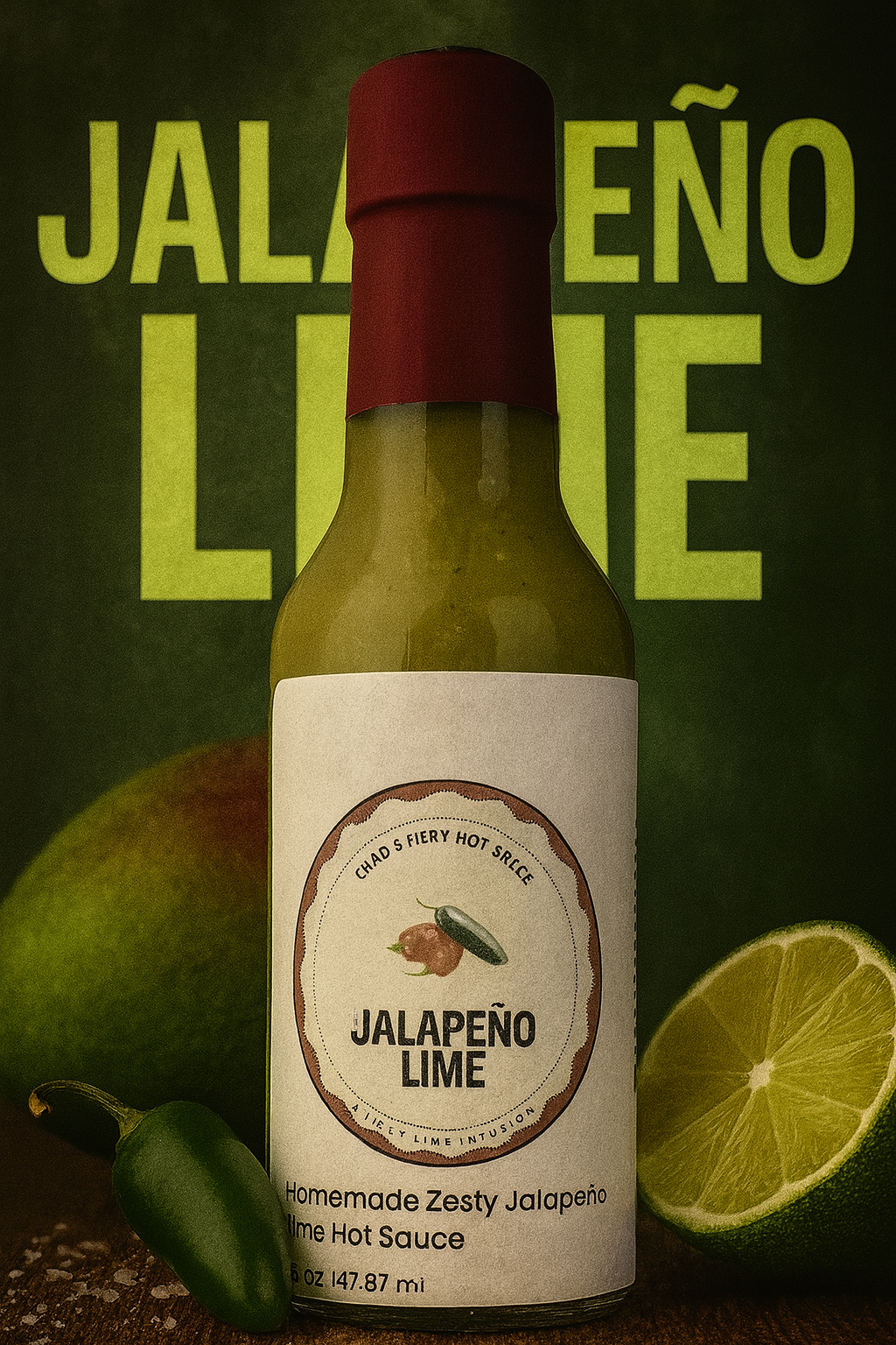 Chad’s Fiery Hot Sauce - Jalapeño Lime