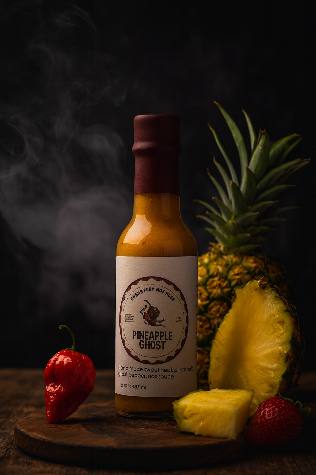 Chad’s Fiery Hot Sauce - Pineapple Ghost